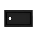 ROHL Allia™ 33" Fireclay Undermount Chef/Workstation Sink In Satin Black