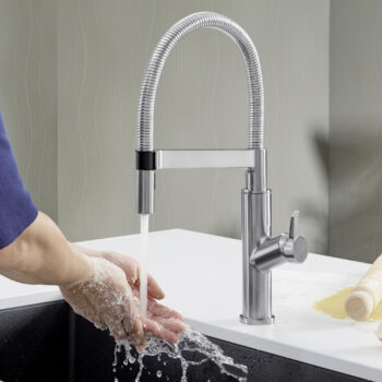 Blanco Solenta Senso Pull-Down Dual-Spray Kitchen Faucet 1.5 GPM - PVD Steel - Image 5
