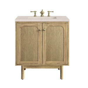 Laurent 30" Single Vanity, Light Natural Oak