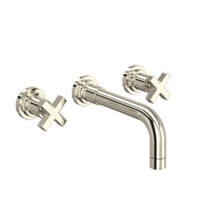 ROHL Lombardia® Wall Mount Lavatory Faucet Trim In Polished Nickel