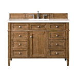Brittany 48" Single Vanity, Saddle Brown
