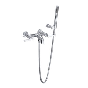ROHL Lombardia® Exposed Wall Mount Tub Filler In Polished Chrome