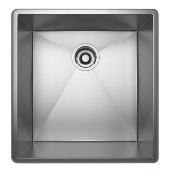 ROHL Forze™ 17" Single Bowl Stainless Steel Kitchen Or Bar/Food Prep Sink In Brushed Stainless Steel