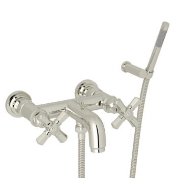 ROHL San Giovanni™ Exposed Wall Mount Tub Filler In Polished Nickel