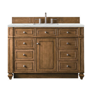 Bristol 48" Single Vanity, Saddle Brown