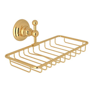ROHL Soap Basket In Italian Brass