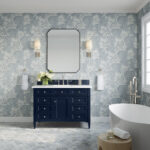 Brittany 48" Single Vanity, Victory Blue