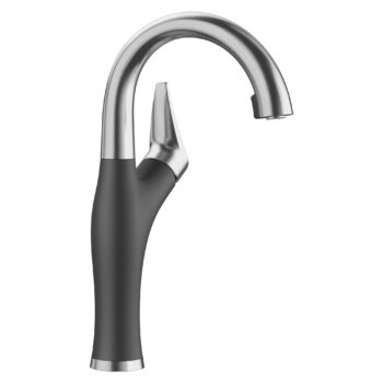 Blanco Artona Pull-Down Dual-Spray Bar Faucet 1.5 GPM - PVD Steel/Anthracite