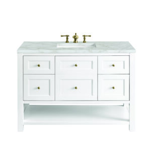 Breckenridge 48" Single Vanity, Bright White