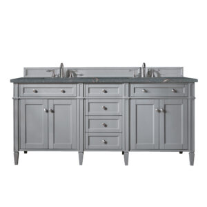 Brittany 72" Double Vanity, Urban Gray