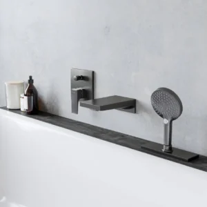 Hansgrohe Metropol Tub Spout in Brushed Black Chrome
