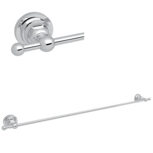 ROHL San Giovanni™ 30″ Towel Bar In Polished Chrome