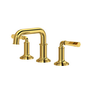 ROHL San Giovanni™ Widespread Lavatory Faucet With U-Spout In Unlacquered Brass