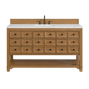 Malibu 60" Single Vanity, Amber Birch