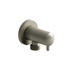 Riobel Handshower Outlet With Integrated Volume Control In Brushed Nickel