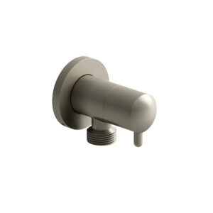 Riobel Handshower Outlet With Integrated Volume Control In Brushed Nickel