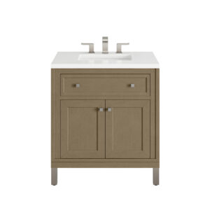 Chicago 30″ Single Vanity, Walnut Whisper