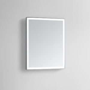 Vera 32×24 Lighted Bathroom Vanity Mirror  – Silver
