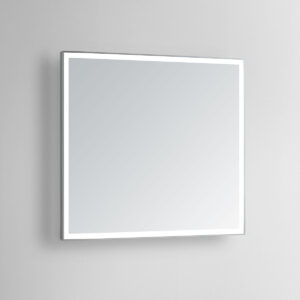 Vera 36×36 Lighted Bathroom Vanity Mirror  – Silver