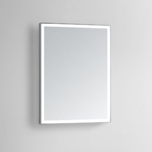 Vera 40×24 Lighted Bathroom Vanity Mirror  – Silver