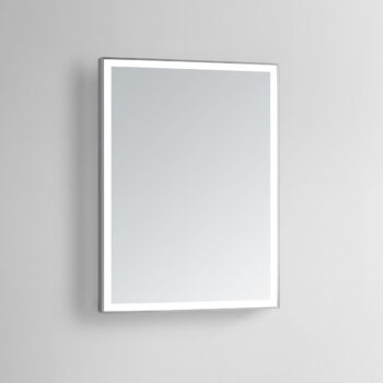 Vera 40x24 Lighted Bathroom Vanity Mirror  - Silver