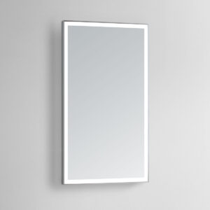 Vera 48×24 Lighted Bathroom Vanity Mirror  – Silver