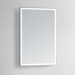 Vera 48×35 Lighted Bathroom Vanity Mirror  – Silver