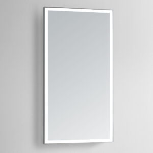 Vera 60×28 Lighted Bathroom Vanity Mirror  – Silver