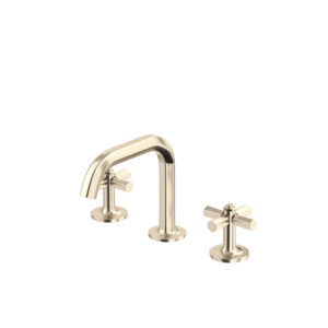 ROHL Modelle™ Widespread Lavatory Faucet With U-Spout In Satin Nickel