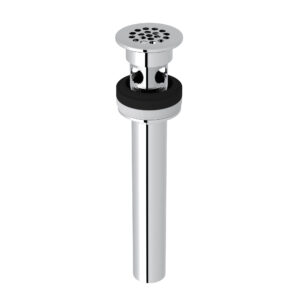 ROHL Lavatory Grid Drain With Overflow In Polished Chrome