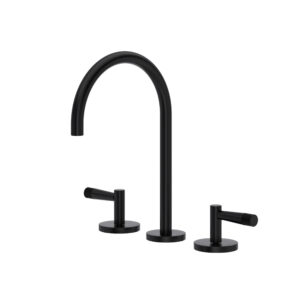 ROHL Amahle™ Widespread Lavatory Faucet With C-Spout In Matte Black