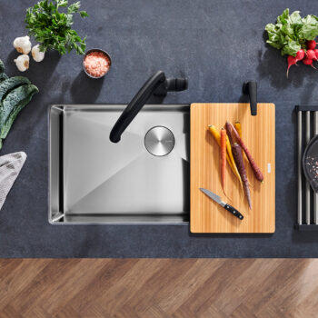 Blanco Quatrus R15 32" Super Single Bowl Undermount Stainless Steel Kitchen Sink - Image 3