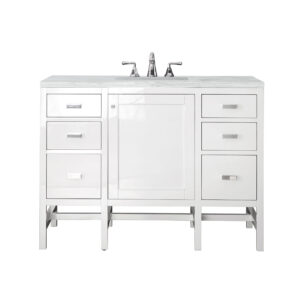 Addison 48" Single Vanity, Glossy White