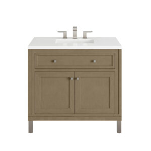 Chicago 36″ Single Vanity, Walnut Whisper