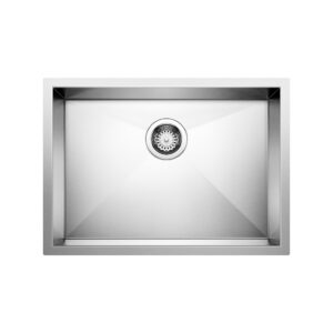 Blanco Quatrus R0 25″ Single Bowl Undermount ADA Stainless Steel Kitchen Sink
