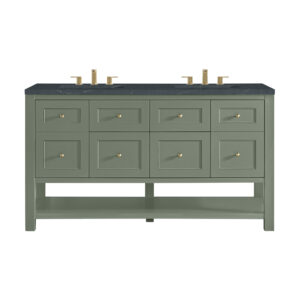 Breckenridge 60" Double Vanity, Smokey Celadon