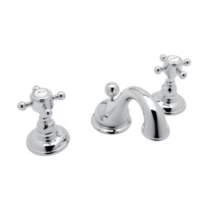 ROHL Acqui® Widespread Lavatory Faucet With Low Spout In Polished Chrome