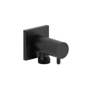 Riobel Handshower Outlet With Integrated Volume Control In Black