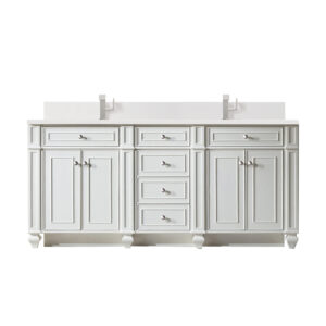 Bristol 72" Double Vanity, Bright White