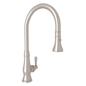 ROHL Patrizia™ Pull-Down Bar/Food Prep Kitchen Faucet In Satin Nickel