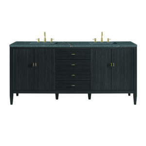 Myrrin 72" Double Vanity, Carbon Oak