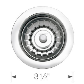 Blanco Decorative Basket Strainer - Chrome - Image 3