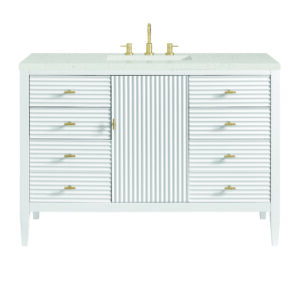 Myrrin 48" Single Vanity, Bright White