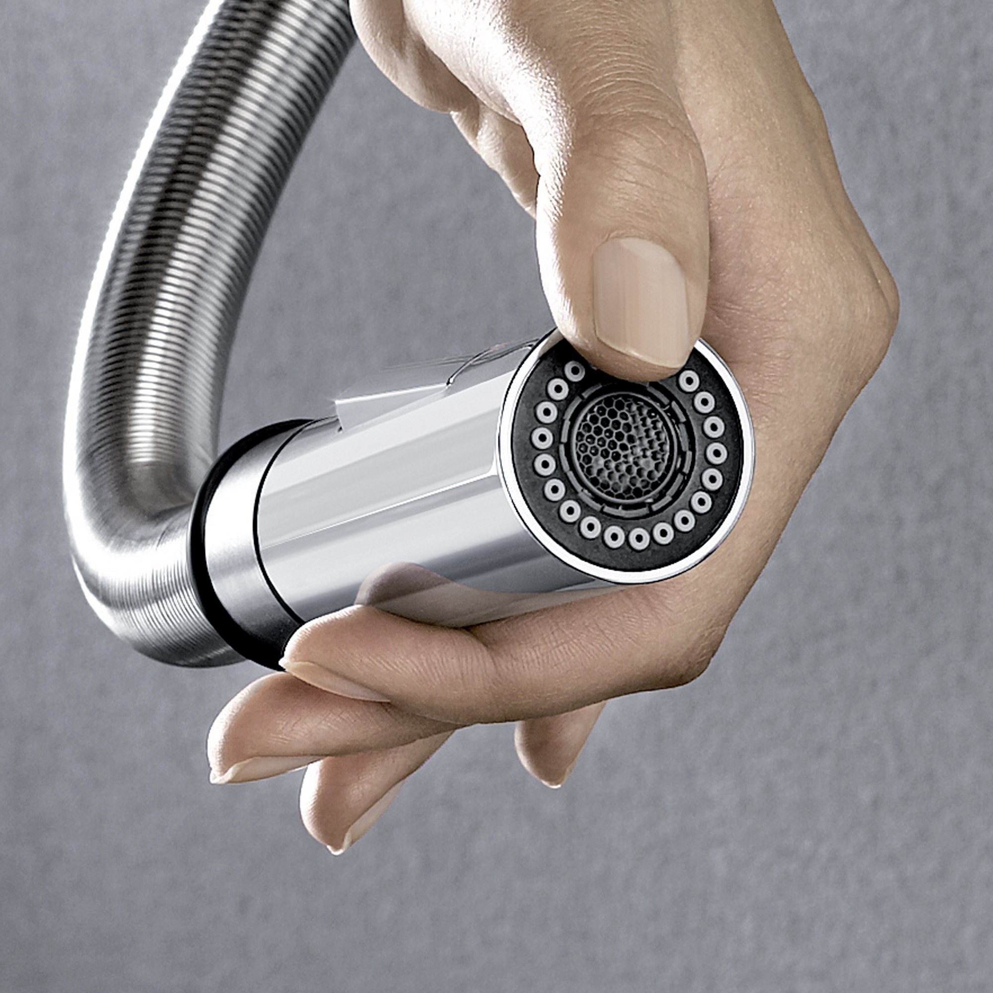 Blanco Blancoculina Semi-Pro Pull-Down Dual-Spray Kitchen Faucet 1.8 GPM - Chrome - Image 9