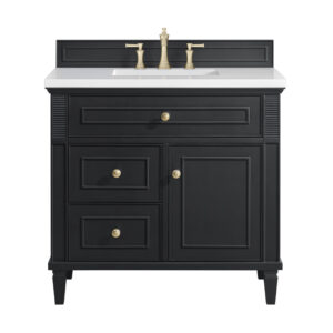 Lorelai 36″ Single Vanity, Black Onyx