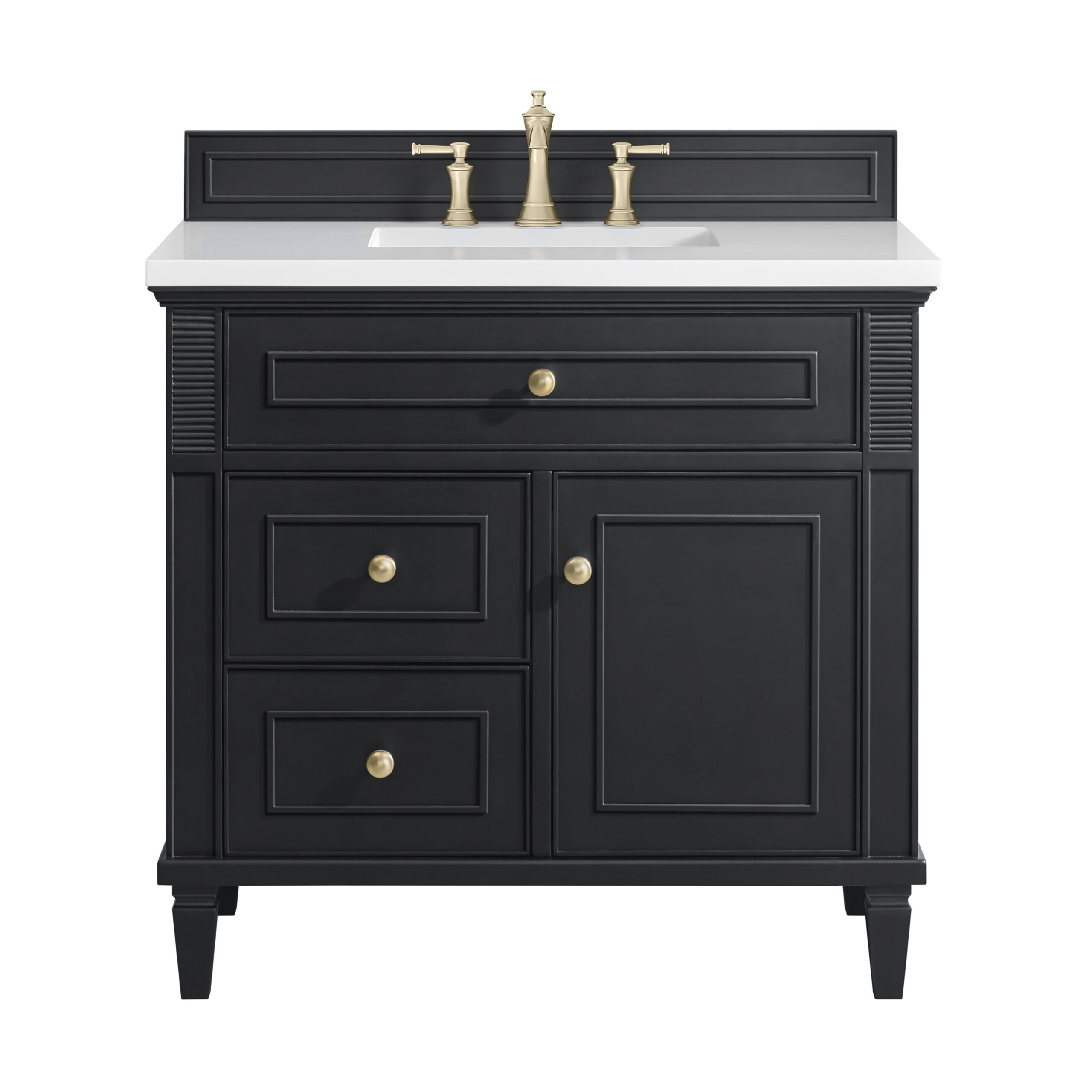 Lorelai 36" Single Vanity, Black Onyx