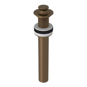 ROHL Lavatory Lift And Turn Drain Without Overflow In English Bronze