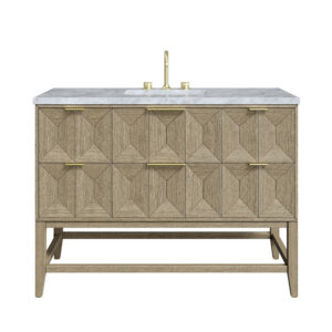 Emmeline 48" Single Vanity, Pebble Oak