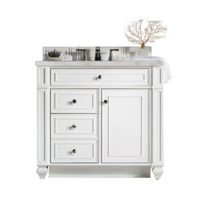 Bristol 36" Single Vanity, Bright White