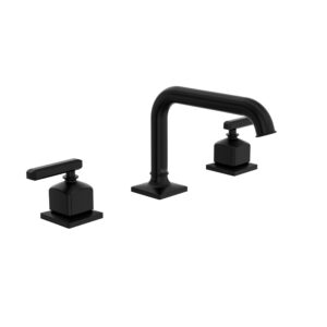 ROHL Apothecary™ Widespread Lavatory Faucet With U-Spout In Matte Black